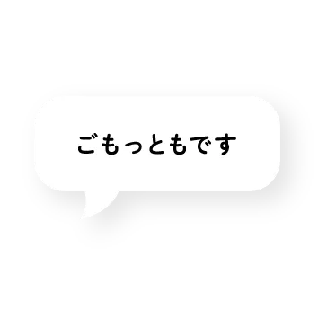 ごもっともです