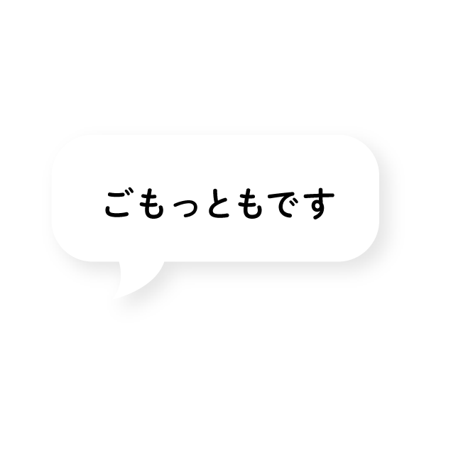 ごもっともです